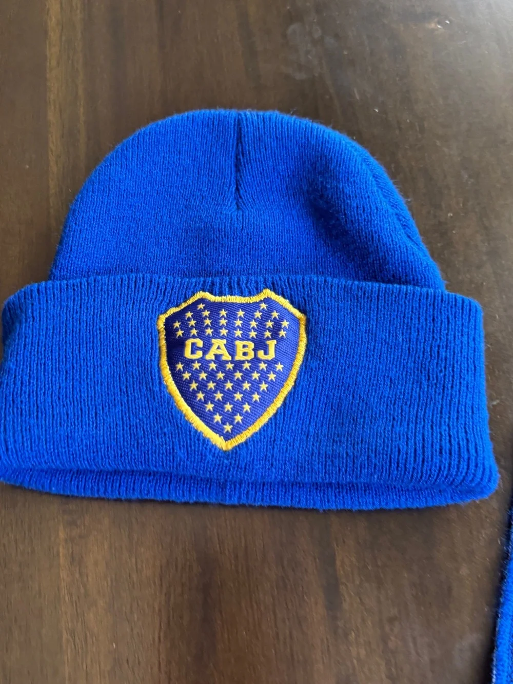 Boca Juniors Soccer Winter Hat & Scarf Set – Excellent Condition